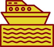 design de ícone de vetor de barco