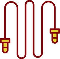 design de ícone de vetor de pular corda