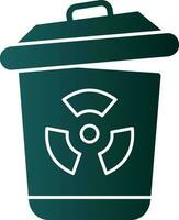 design de ícone de vetor de resíduos tóxicos