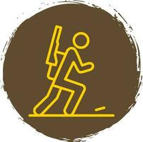 design de ícone de vetor de biatlo