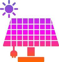 design de ícone de vetor de energia solar
