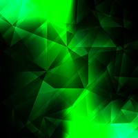 Fundo abstrato polígono verde brilhante vetor
