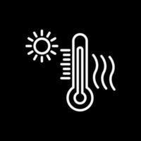 design de ícone de vetor de onda de calor