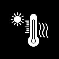 design de ícone de vetor de onda de calor