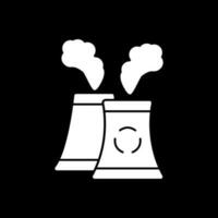 design de ícone de vetor de usina nuclear