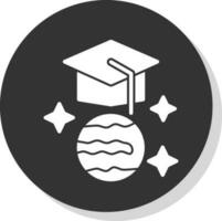 graduação chapéu vetor ícone Projeto