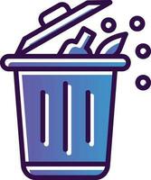 design de ícone de vetor de resíduos