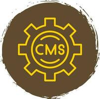 cms vetor ícone Projeto