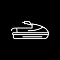 design de ícone de vetor de jet ski