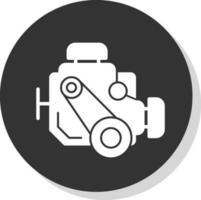 design de ícone de vetor de motor de carro