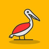 pelicano vetor ícone Projeto