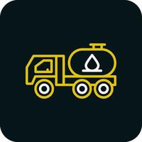 petroleiro caminhão vetor ícone Projeto