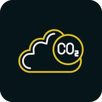 design de ícone de vetor de co2