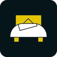 design de ícone de vetor de cama