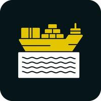 design de ícone de vetor de navio