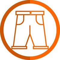 design de ícone de vetor de shorts