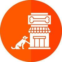 design de ícone de vetor de loja de animais