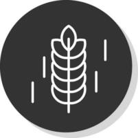 design de ícone de vetor de trigo
