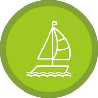 design de ícone de vetor de barco