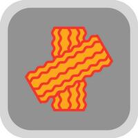 bacon torta vetor ícone Projeto