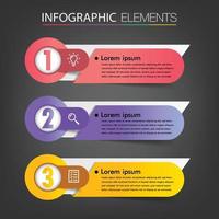 infográficos modernos de banner de modelo de caixa de texto vetor
