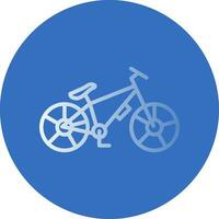 design de ícone de vetor de mountain bike