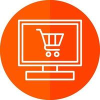 conectados fazer compras vetor ícone Projeto