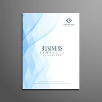 Brochura de negócios elegante abstrato colorido polígono vetor