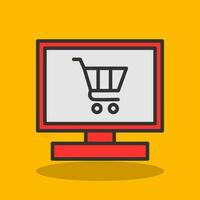 conectados fazer compras vetor ícone Projeto