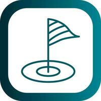 mini golfe vetor ícone Projeto