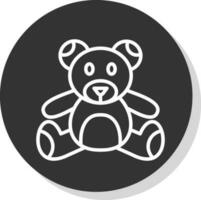 design de ícone de vetor de urso