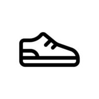 simples esporte sapato ícone. a ícone pode estar usava para sites, impressão modelos, apresentação modelos, ilustrações, etc vetor