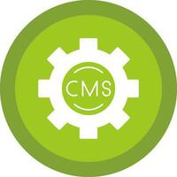 cms vetor ícone Projeto