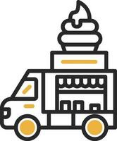 design de ícone de vetor de caminhão de comida