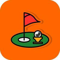 golfe orifício vetor ícone Projeto