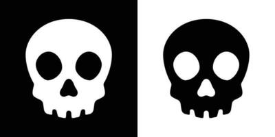 crânio osso cruzado vetor pirata ícone logotipo dia das Bruxas fantasma gráfico símbolo ilustração