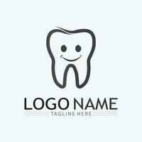 logo dental design vector template.creative logotipo do dentista. logotipo de vetor de clínica odontológica.