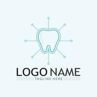 logo dental design vector template.creative logotipo do dentista. logotipo de vetor de clínica odontológica.