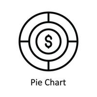 torta gráfico vetor esboço ícone Projeto ilustração. do utilizador interface símbolo em branco fundo eps 10 Arquivo