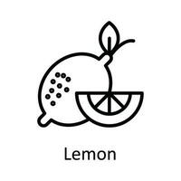 limão vetor esboço ícone Projeto ilustração. Comida e bebidas símbolo em branco fundo eps 10 Arquivo