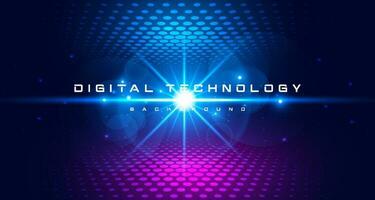 digital tecnologia Rapidez Internet rede conexão azul roxa fundo, cyber Informação, abstrato dados conectar comunicação, inovação metaverso futurista tecnologia, ai grande dados, ilustração 3d vetor