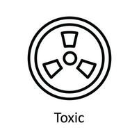 tóxico vetor esboço ícone Projeto ilustração. médico e saúde símbolo em branco fundo eps 10 Arquivo