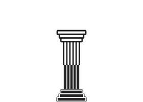 design de ícone de pilar vetor