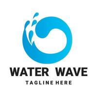 mar ondas ícone logotipo Projeto vetor