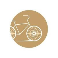 bicicleta logotipo ícone Projeto vetor