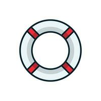 bóia salva-vidas ícone vetor Projeto modelos simples e moderno