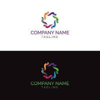 abstrato o negócio logotipo Projeto , equipe logotipo , companhia logotipo vetor