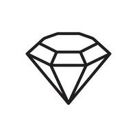 diamante ícone Projeto vetor