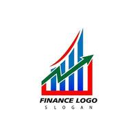 financeiro logotipo conceito. econômico logotipo conceito vetor