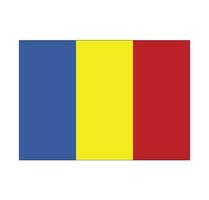 vetor da bandeira da romênia